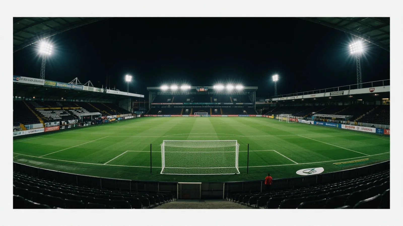 夜幕球场与灯光